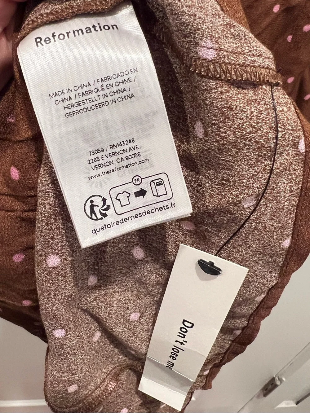 Reformation x Devon Lee Carlson Cher Mini Dress NWT - Picture 10 of 11